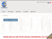 Tablet Screenshot of costalespolicrisan.com